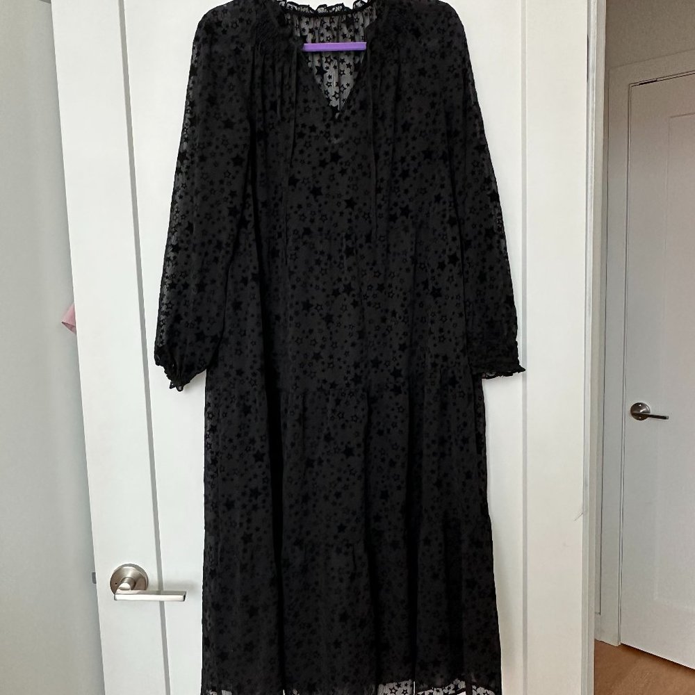 Loft Star Midi Swing Dress